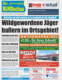 Titelseite Die Rundschau Gnserndorf Nr. 5/2017