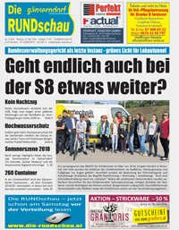Titelseite Die Rundschau Gnserndorf Nr. 5/2018