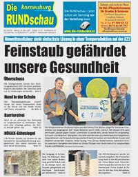 Titelseite Die Rundschau Korneuburg Nr. 3/2018