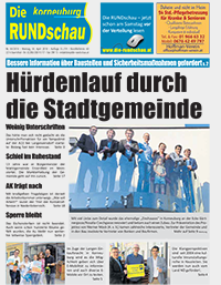 Titelseite Die Rundschau Korneuburg Nr. 4/2018