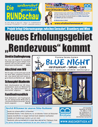 Titelseite Die Rundschau Wolkersdorf Nr. 1/2017