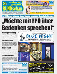 Titelseite Die Rundschau Wolkersdorf Nr. 2/2017