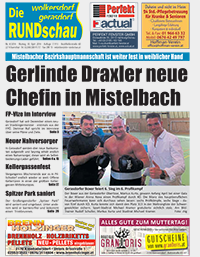 Titelseite Die Rundschau Wolkersdorf Nr. 4/2018