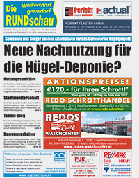 Titelseite Die Rundschau Wolkersdorf/Gerasdorf Nr. 5/2017