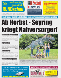 Titelseite Die Rundschau Wolkersdorf Nr. 5/2018