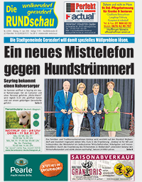 Titelseite Die Rundschau Wolkersdorf Nr. 6/2018