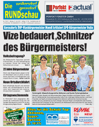 Titelseite Die Rundschau Wolkersdorf/Gerasdorf Nr. 7/2017